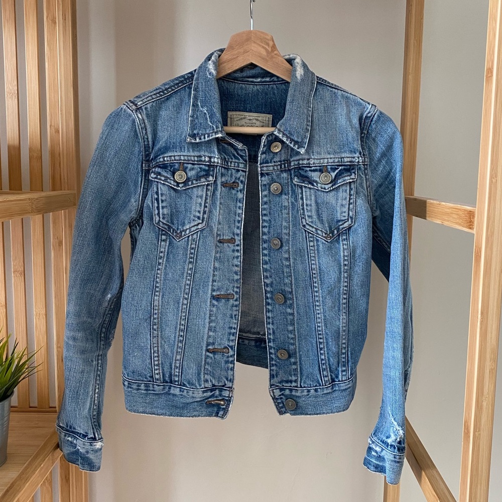 All Saints Kita Distressed Denim Jacket